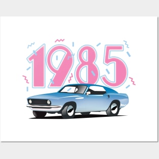 1985 vintage car Posters and Art